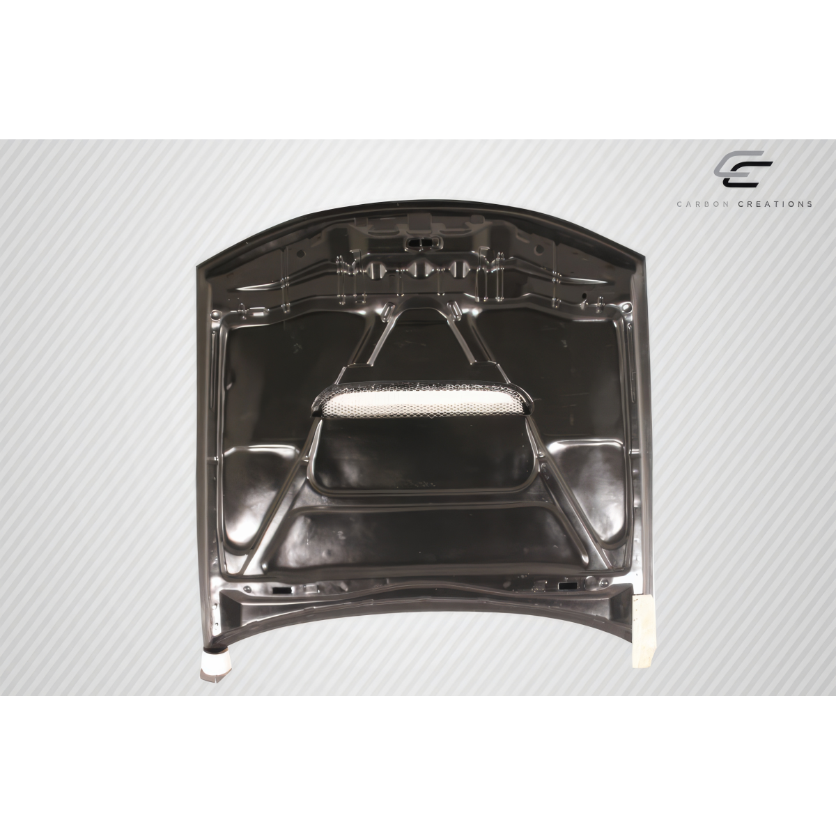 Modify your Nissan 240SX 1997 with our Exterior/Hoods - Image shows hood positioned at a flat angle