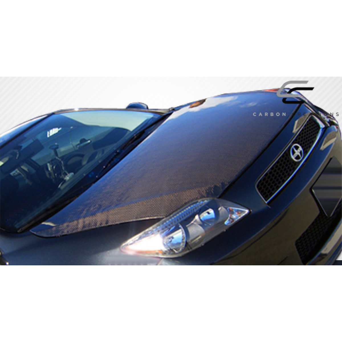 Modify your Scion tC 2005 with our Exterior/Hoods - View from slightly elevated angle