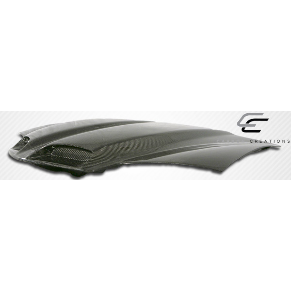Modify your Pontiac Firebird 1998 with our Exterior/Hoods - Top down view from a shallow angle