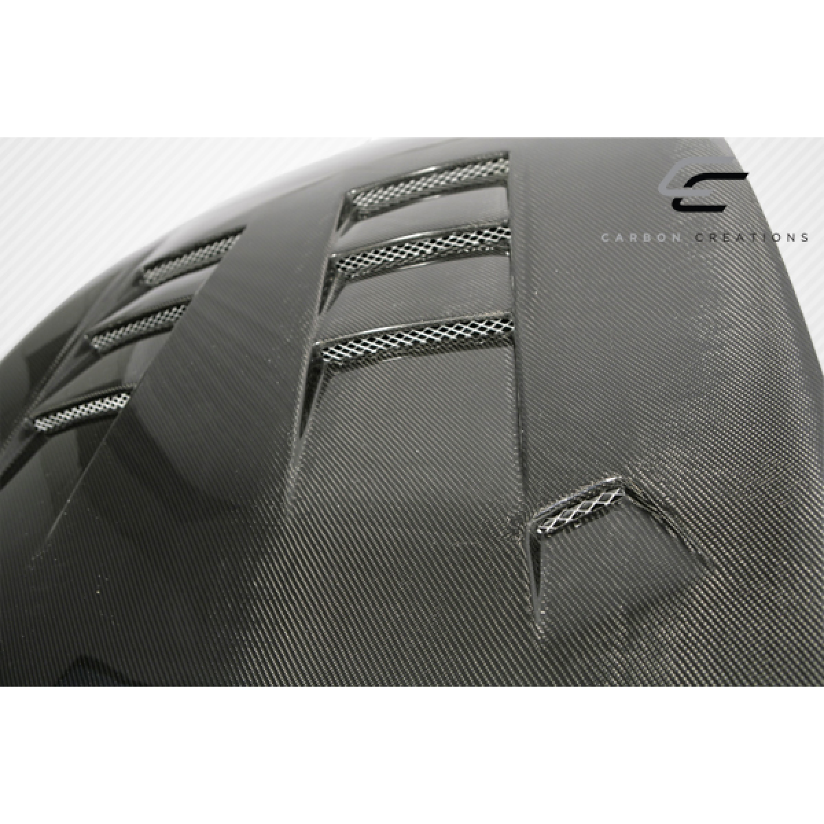 Modify your Toyota Supra 1993 with our Exterior/Hoods - Top angle view of carbon fiber hood design