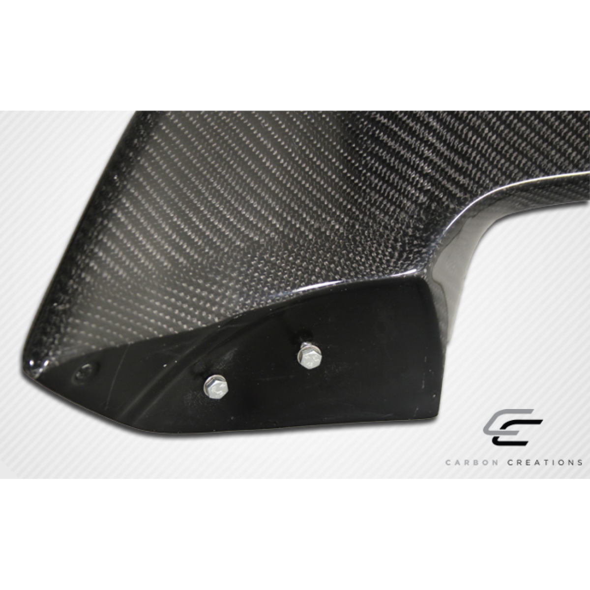 Modify your Scion xB 2008 with our Exterior/Wings - Angled close up of carbon fiber spoiler