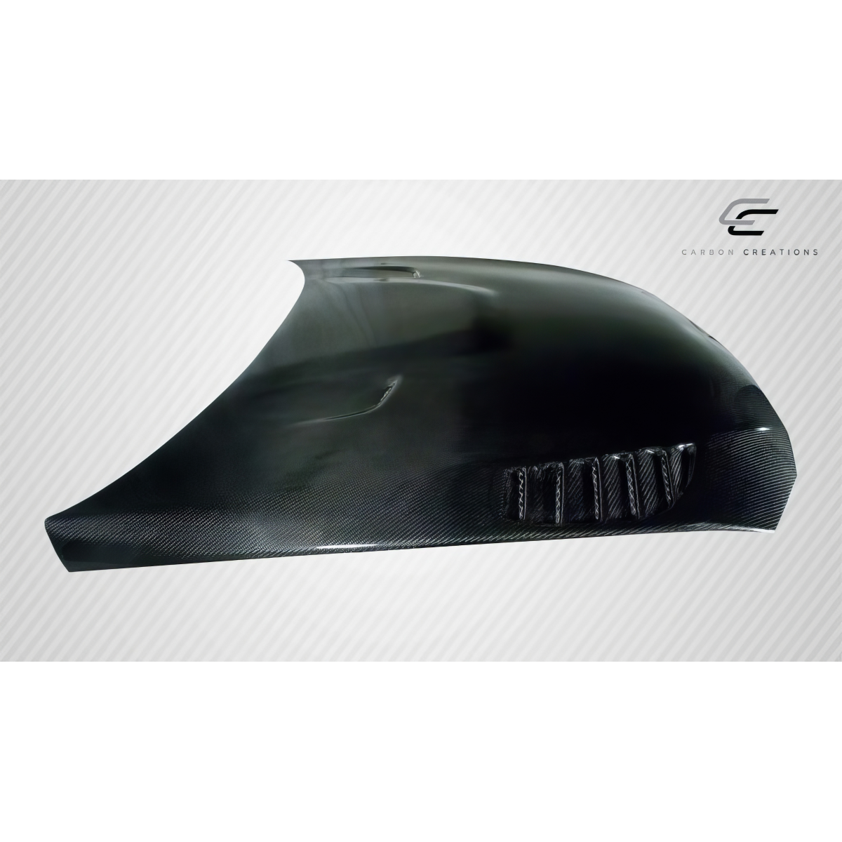 Modify your BMW 3-Series 2007 with our Exterior/Hoods - Part shown at a side angle with fine detail