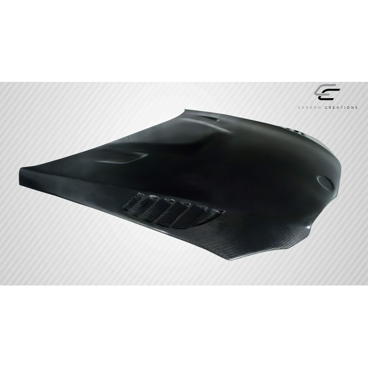Modify your BMW 3-Series 2007 with our Exterior/Hoods - Viewed from a low angle showing the surface