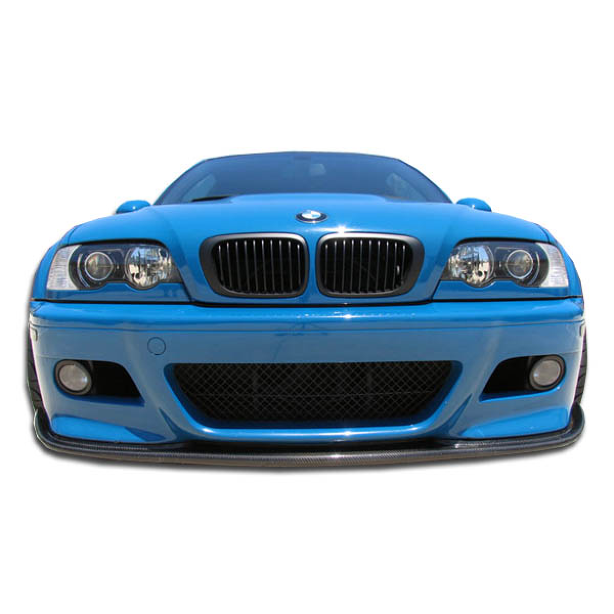 Modify your BMW M3 2001 with our Exterior/Front Bumpers or Lips - Front view of vehicle at a low angle