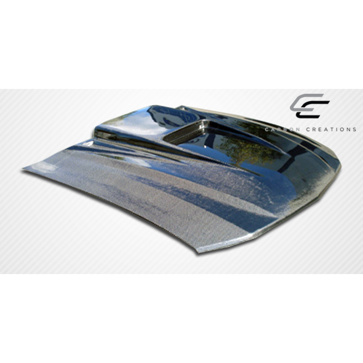 Modify your Ford Mustang 2005 with our Exterior/Hoods - The hood is shown at a slight angle for visibility