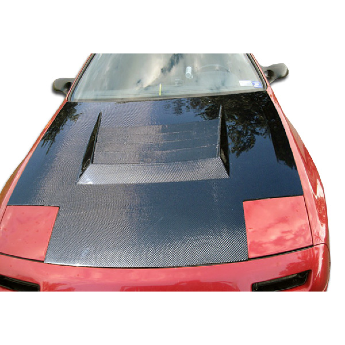 Modify your Mazda RX-7 1986 with our Exterior/Hoods - Viewed from top angle showcasing hood details