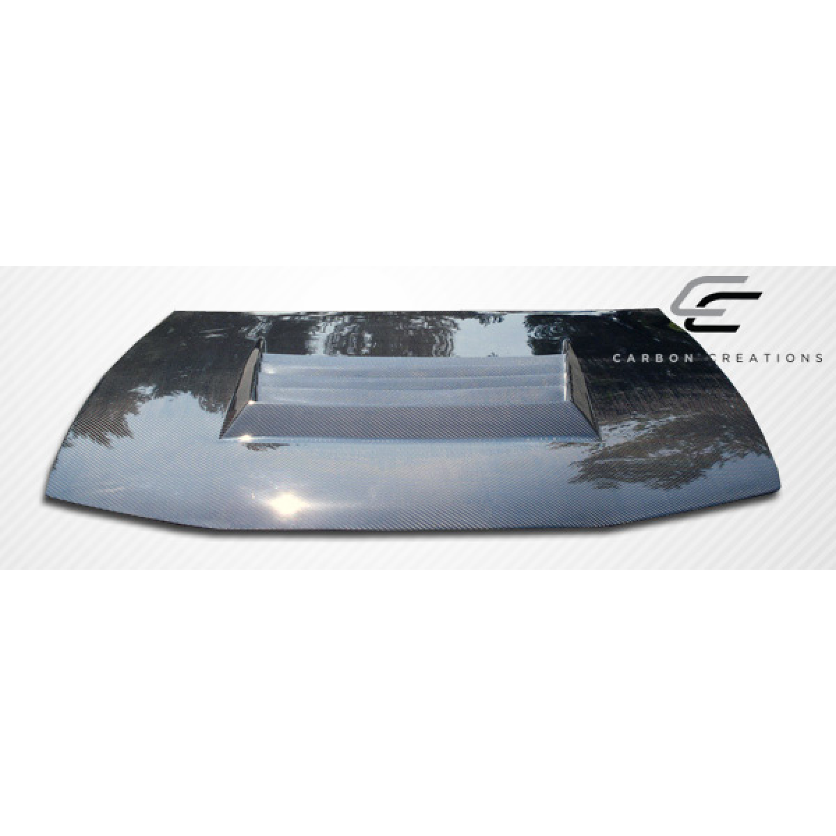 Modify your Nissan 240SX 1997 with our Exterior/Hoods - Top view from a slightly angled position