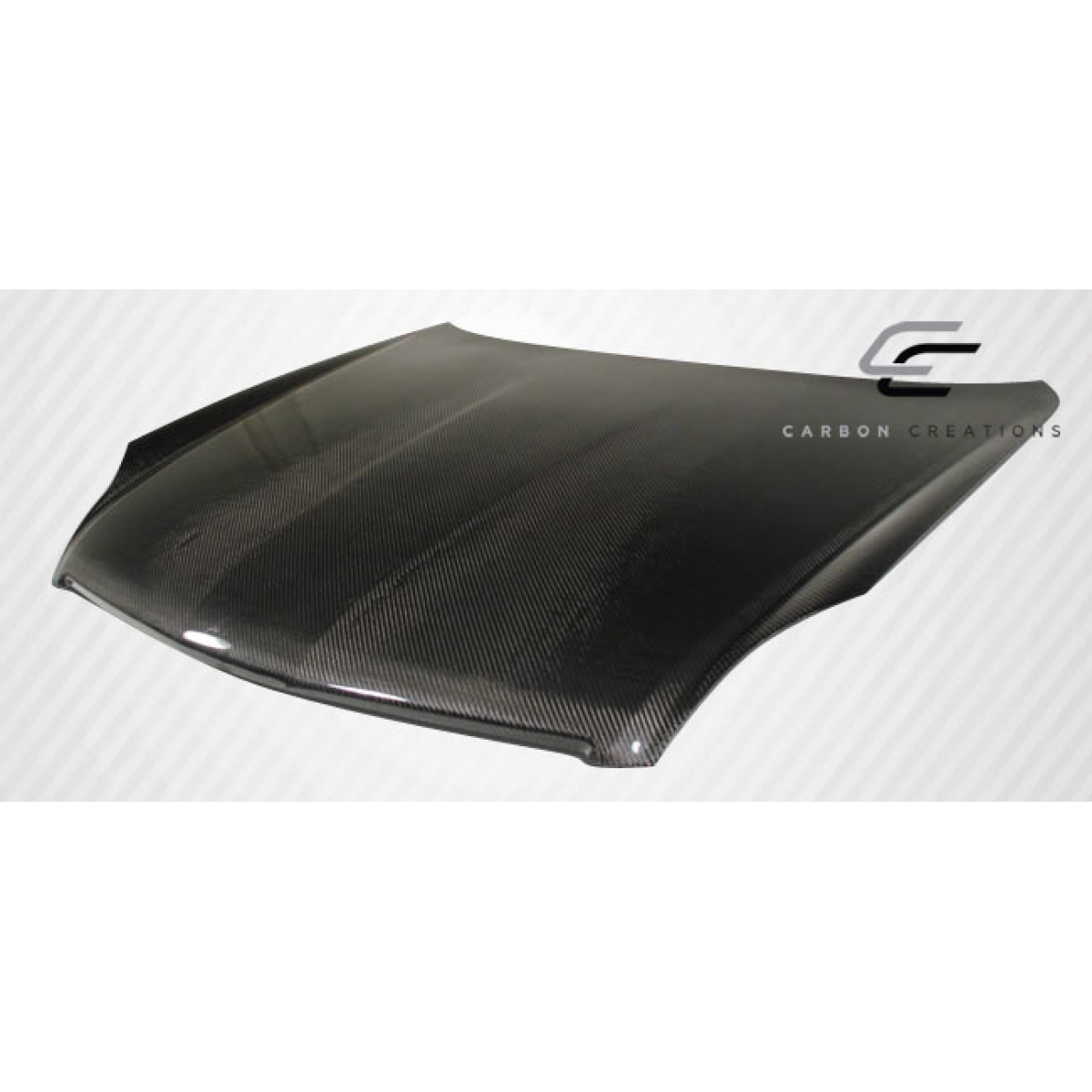 Modify your Infiniti G35 2003 with our Exterior/Hoods - Part viewed from a frontal top angle