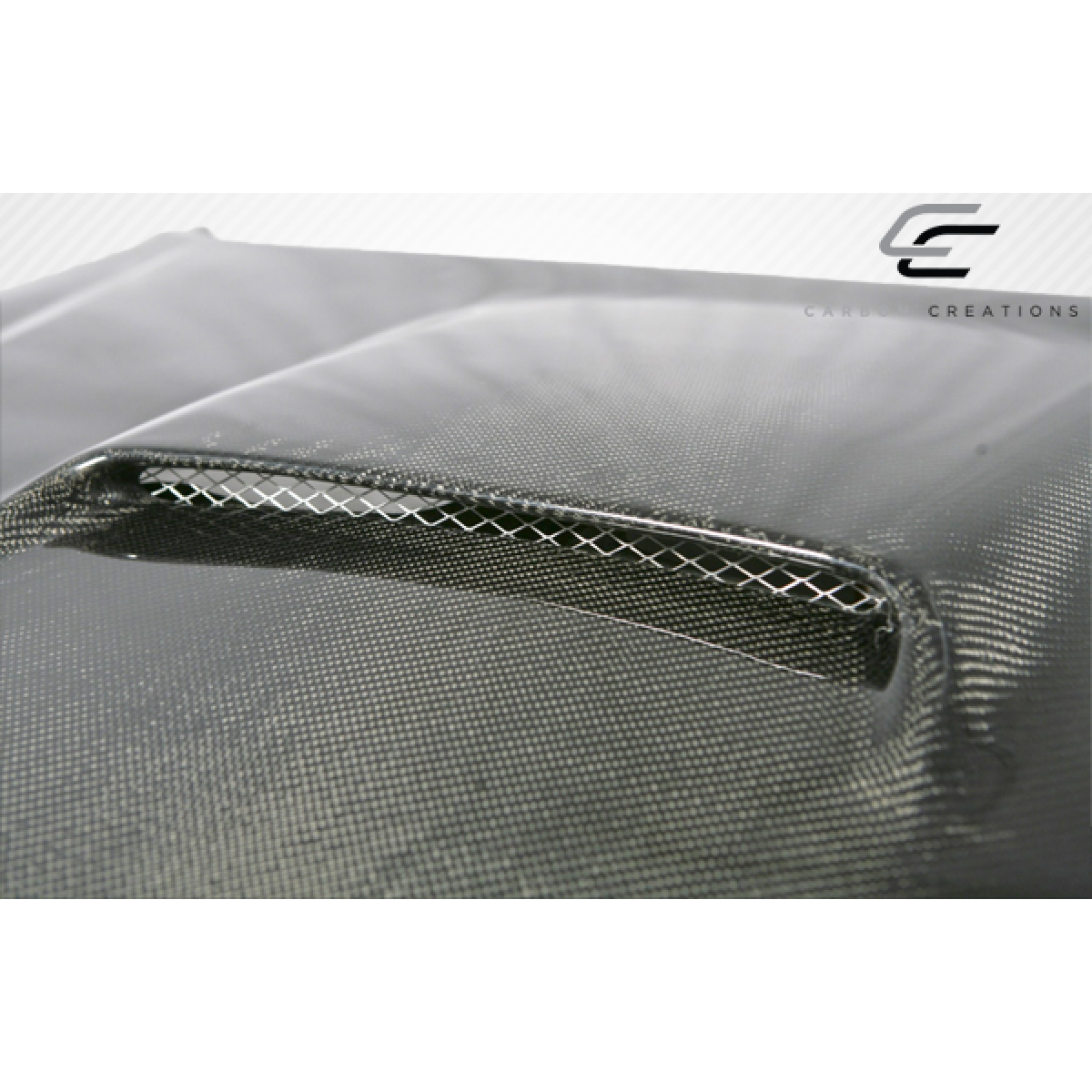 Modify your Toyota Tacoma 2005 with our Exterior/Hoods - Top down view of carbon fiber hood