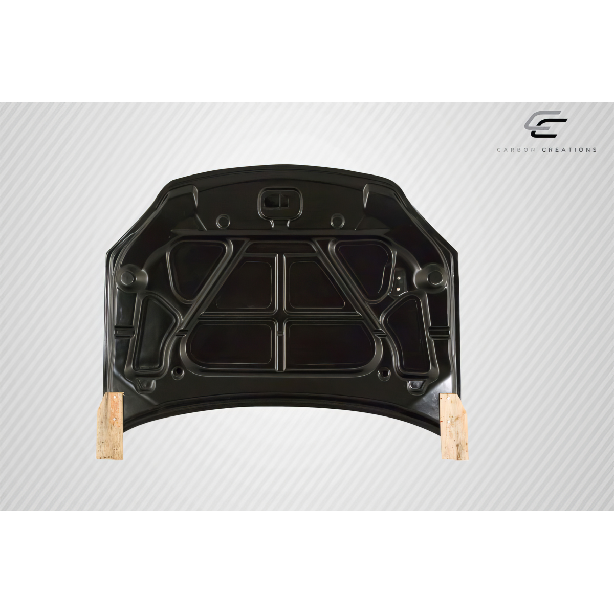 Modify your Chevrolet Cobalt 2005 with our Exterior/Hoods - Image is viewed from above at a straight angle