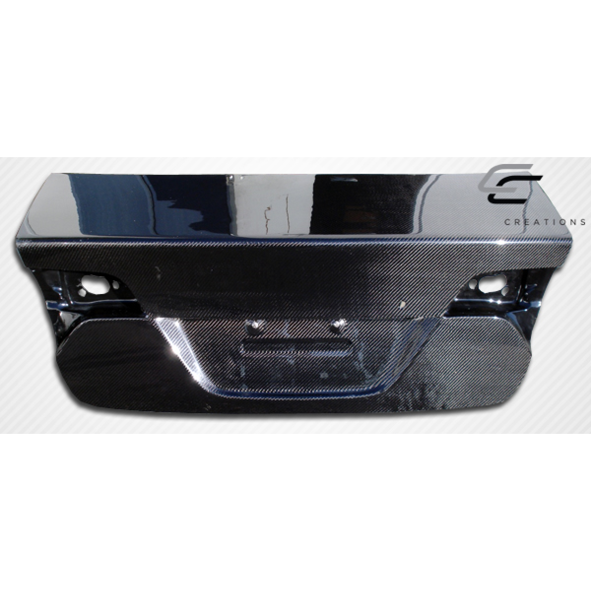 Modify your Honda Civic 2006 with our Exterior/Trunks - Front view of carbon fiber trunk part