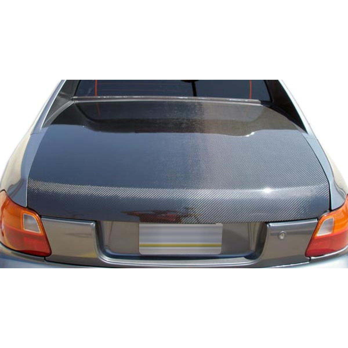 Modify your Honda Civic del Sol 1993 with our Exterior/Trunks - Rear view at a slight angle from above