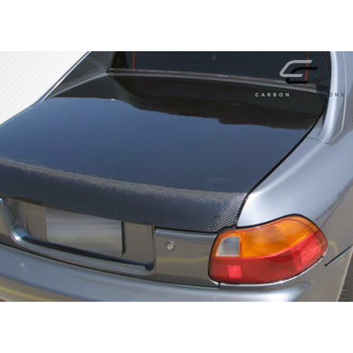 Modify your Honda Civic del Sol 1993 with our Exterior/Trunks - Viewed from a slight angle from above rear