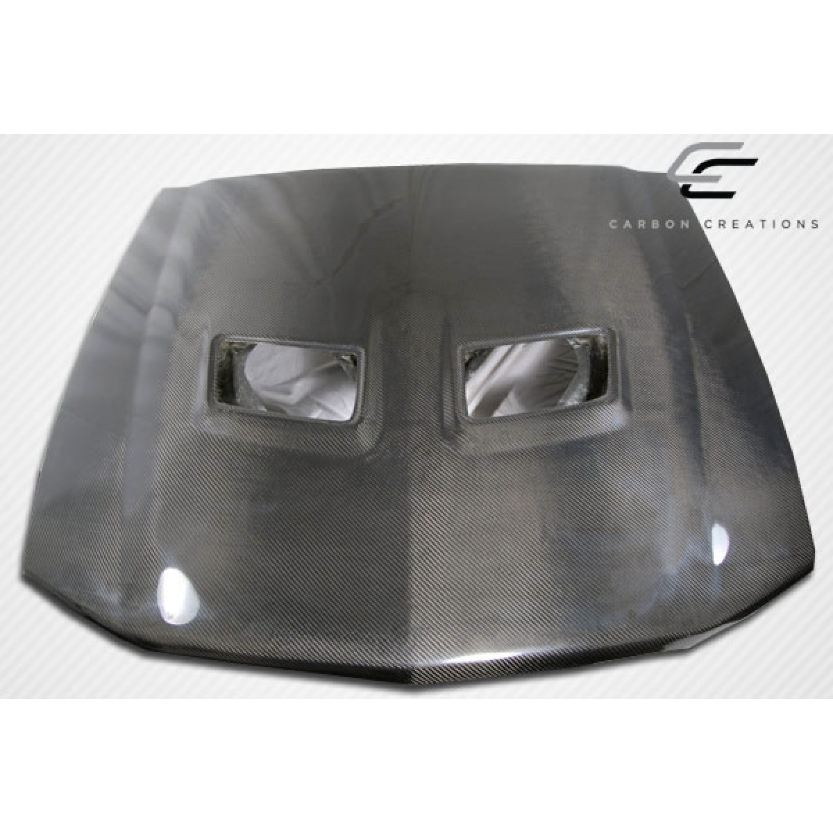 Modify your Ford Mustang 2005 with our Exterior/Hoods - Part is displayed from a top down angle