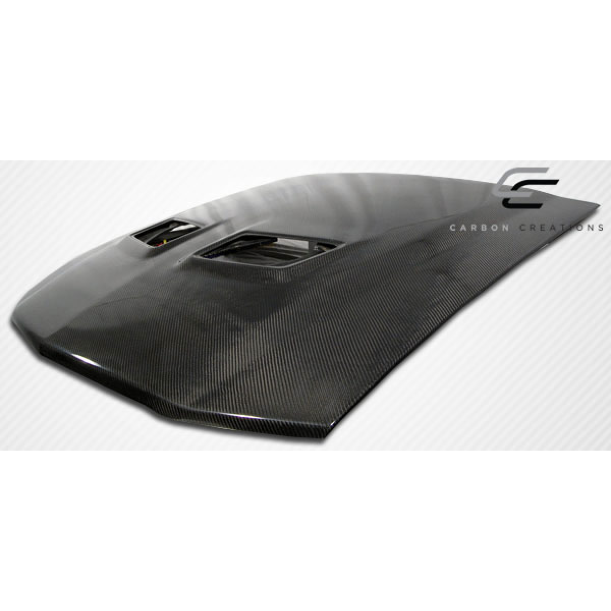 Modify your Ford Mustang 2005 with our Exterior/Hoods - The hood is viewed from a slight angle above