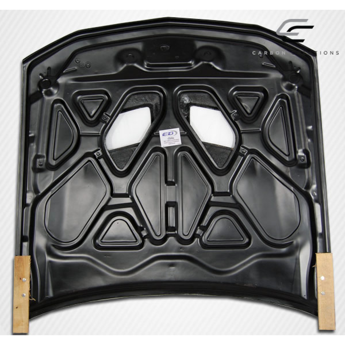 Modify your Ford Mustang 2005 with our Exterior/Hoods - The part is viewed from a top down angle