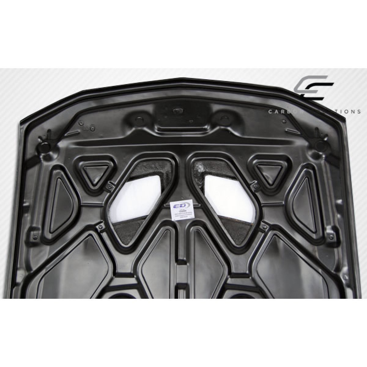 Modify your Ford Mustang 2005 with our Exterior/Hoods - Top down view of hood part