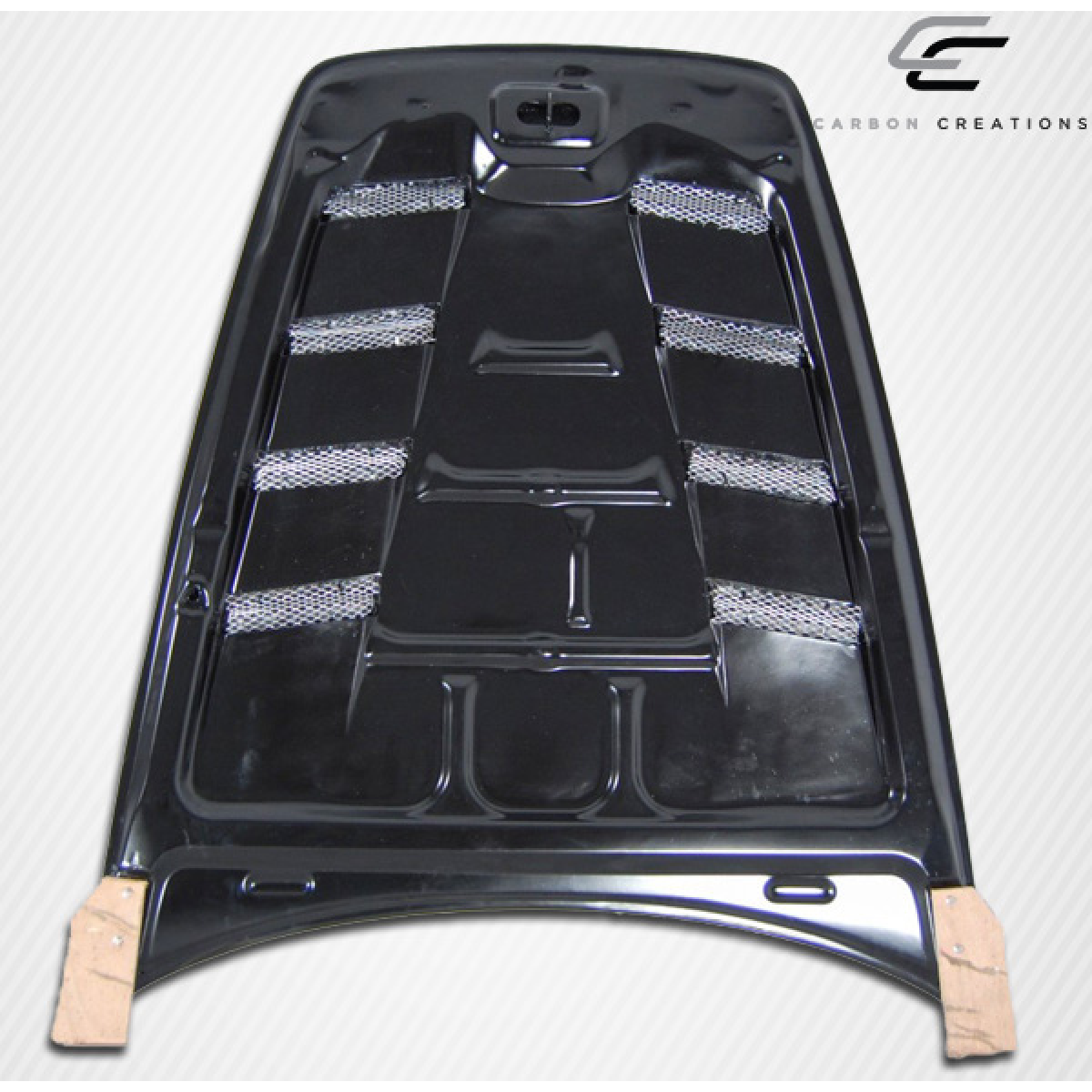 Modify your Honda S2000 2000 with our Exterior/Hoods - Top view of the carbon fiber hood part