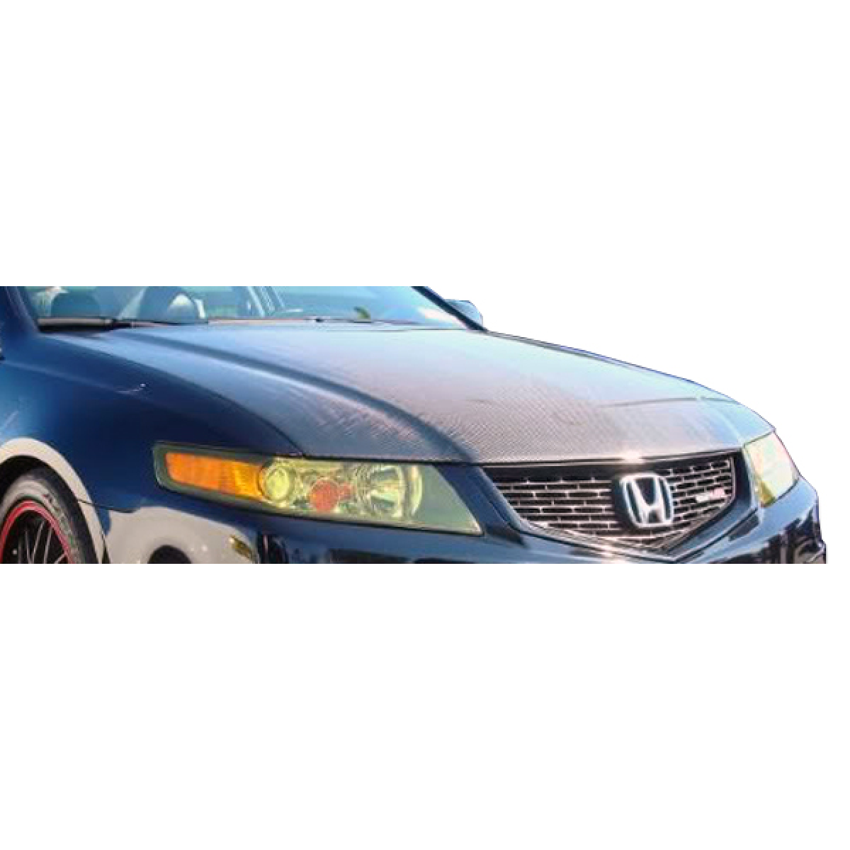 Modify your Acura TSX 2006 with our Exterior/Hoods - Image shows car hood at a front angle