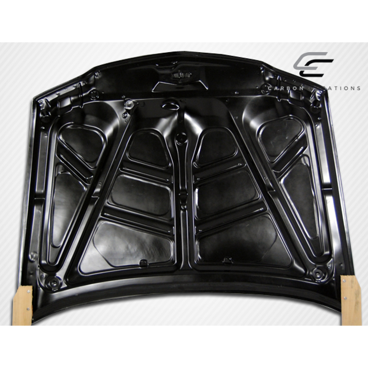 Modify your Acura TSX 2006 with our Exterior/Hoods - Part is shown from a flat overhead angle