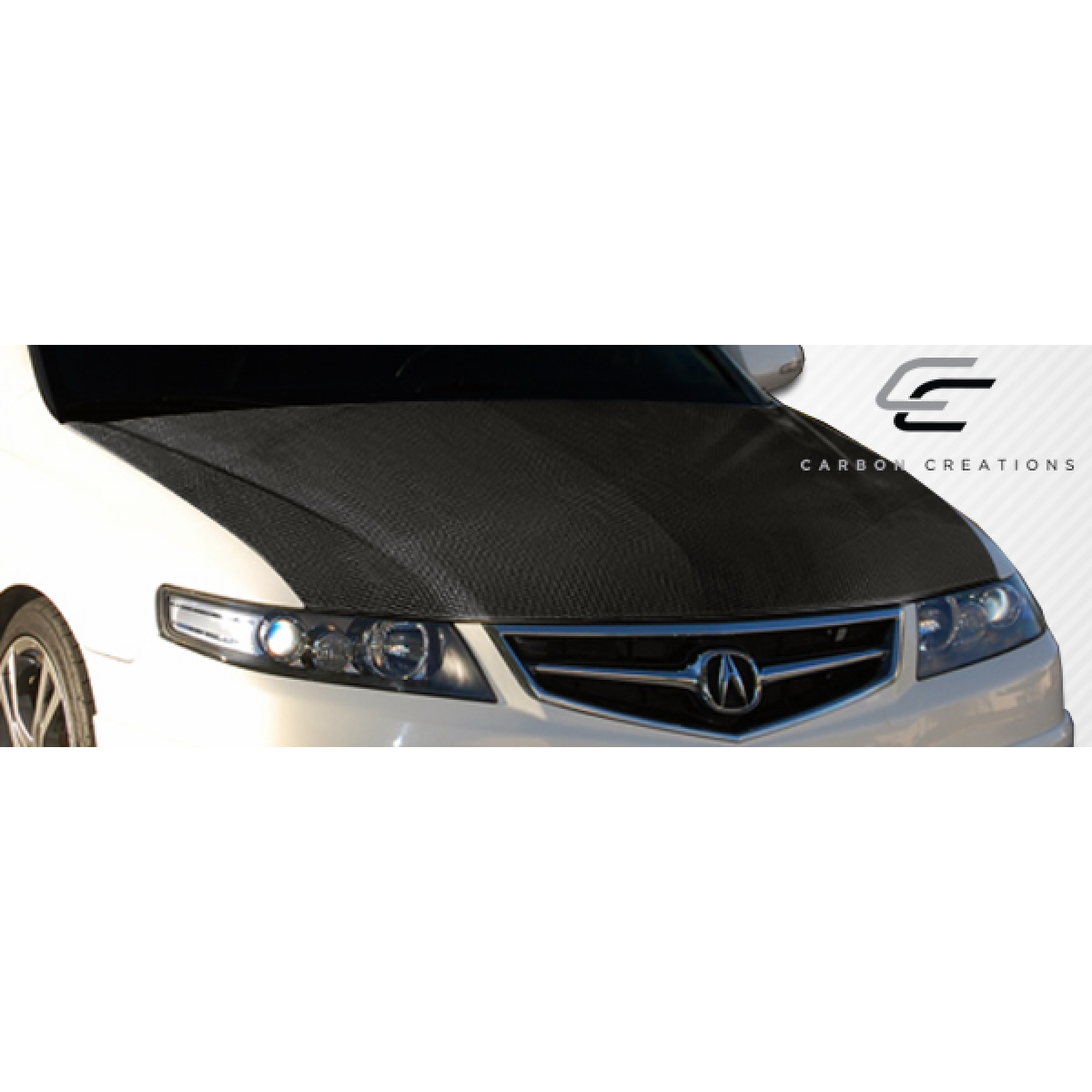 Modify your Acura TSX 2006 with our Exterior/Hoods - The image shows the part from a front angle