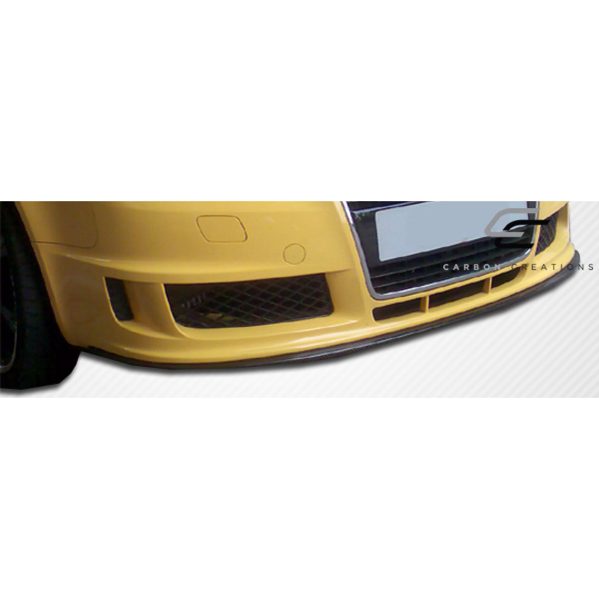 Modify your Audi A4 2006 with our Exterior/Other Exterior - Front view angle of the under spoiler lip