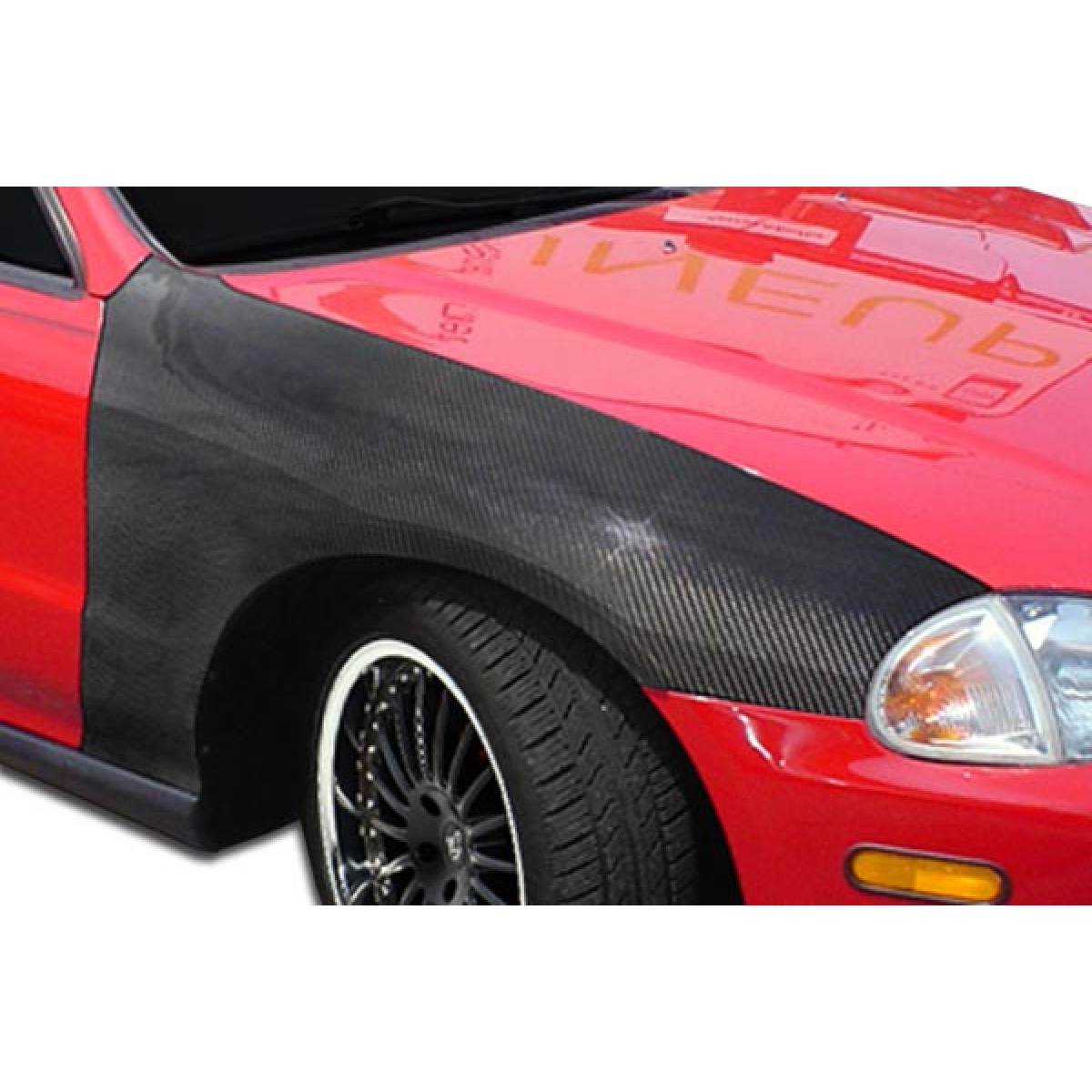 Modify your Honda Civic del Sol 1993 with our Exterior/Fenders - Part is viewed from a front angle