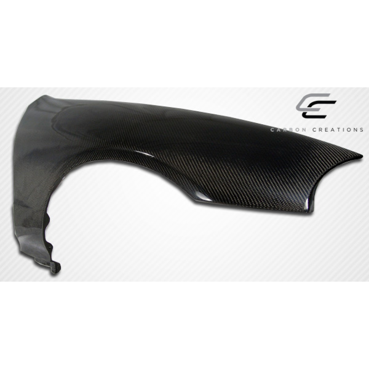 Modify your Honda Civic del Sol 1993 with our Exterior/Fenders - Part shown from a side angle displaying curvature