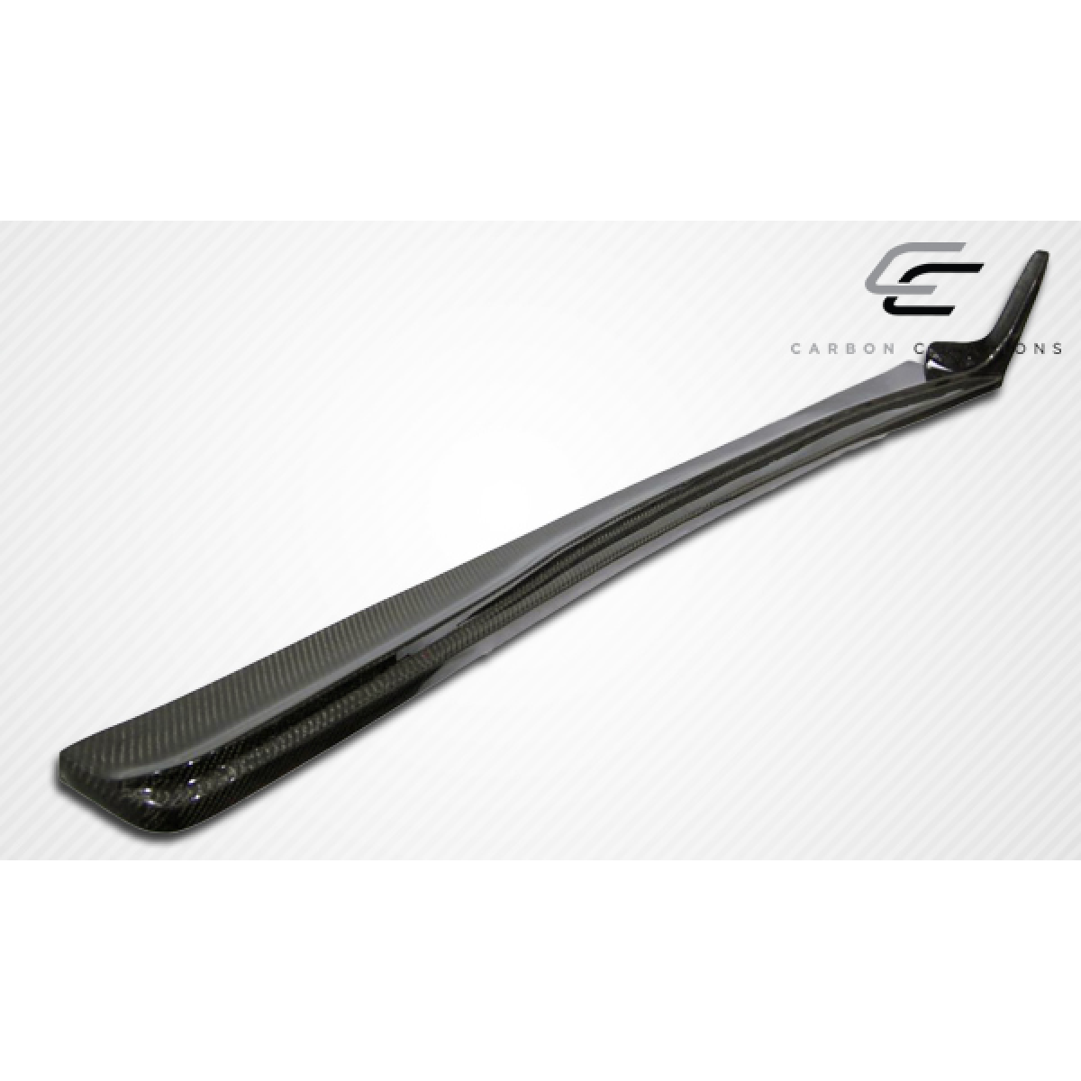 Modify your Chevrolet Corvette 1997 with our Exterior/Side Skirts - Angled view of carbon fiber side skirts