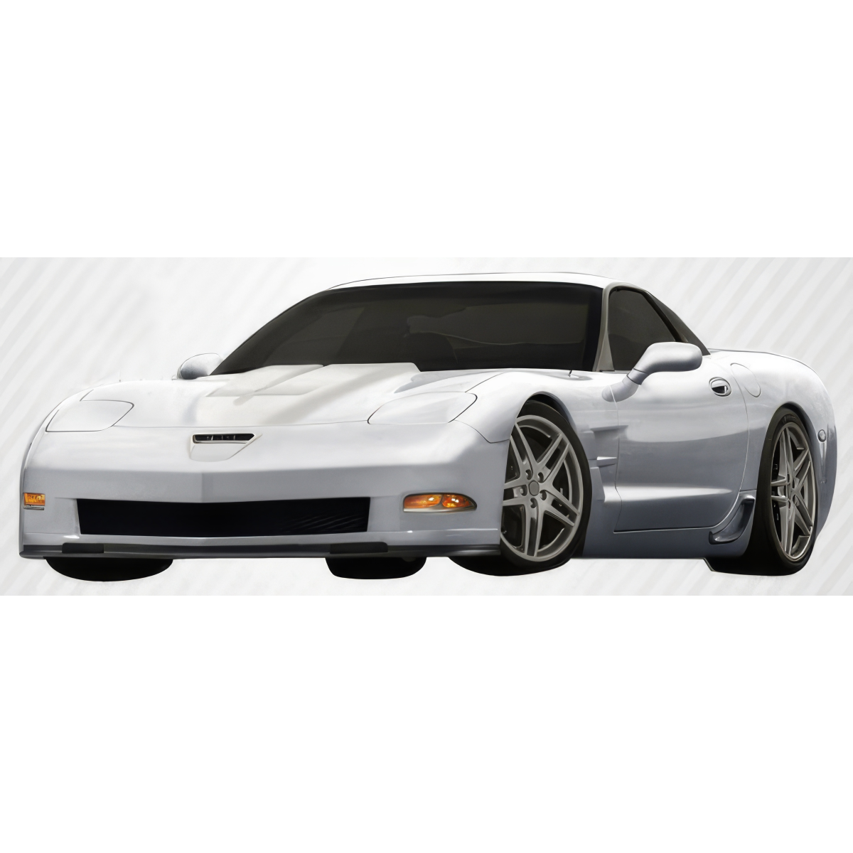 Modify your Chevrolet Corvette 1997 with our Exterior/Complete Body Kits - Front angle view of a car