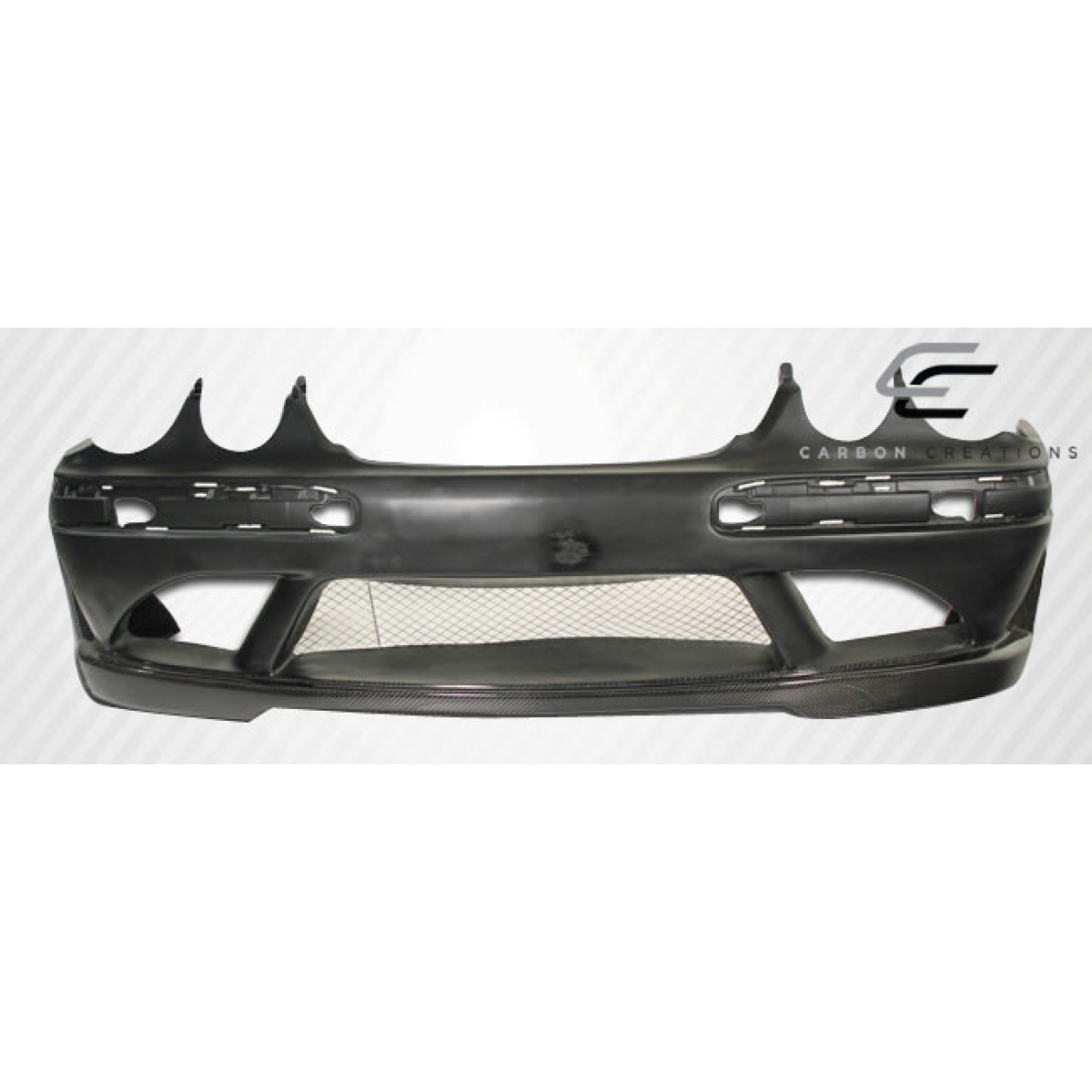 Modify your Mercedes-Benz E-Class 2000 with our Exterior/Front Bumpers or Lips - Frontal view of the front bumper part