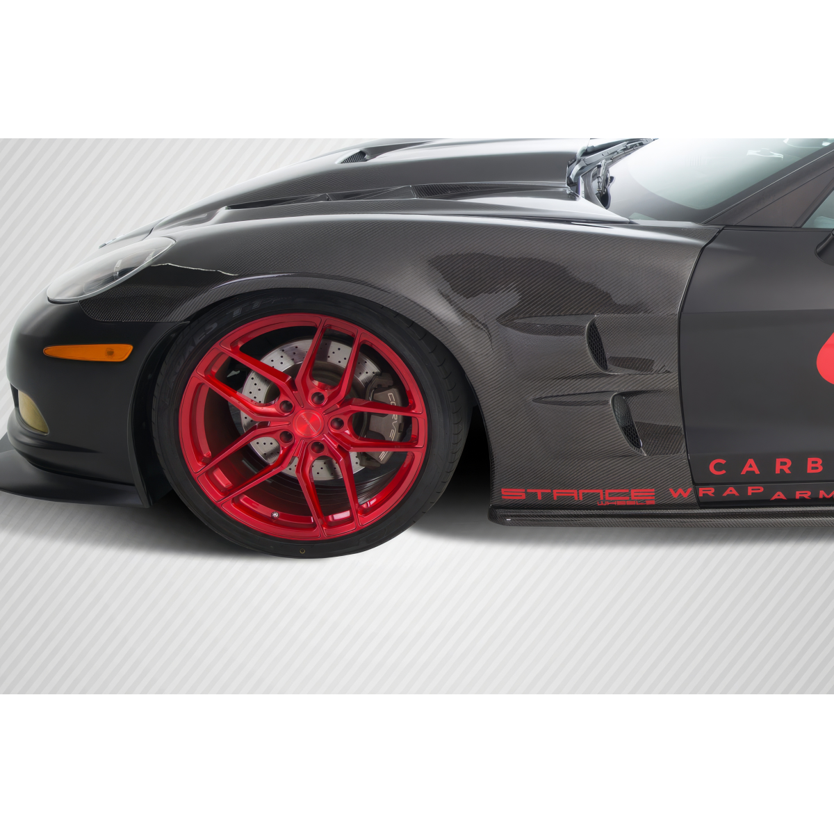 Modify your Chevrolet Corvette 2005 with our Exterior/Fenders - Image shows vehicle from side angle