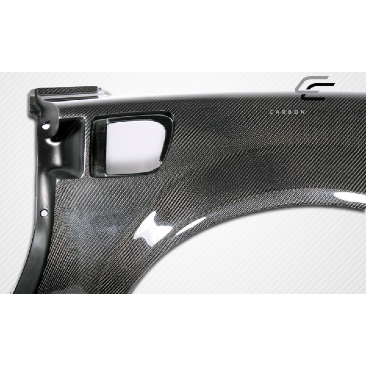 Modify your Chevrolet Corvette 2005 with our Exterior/Fenders - Part shown at a slight angle focusing on detail