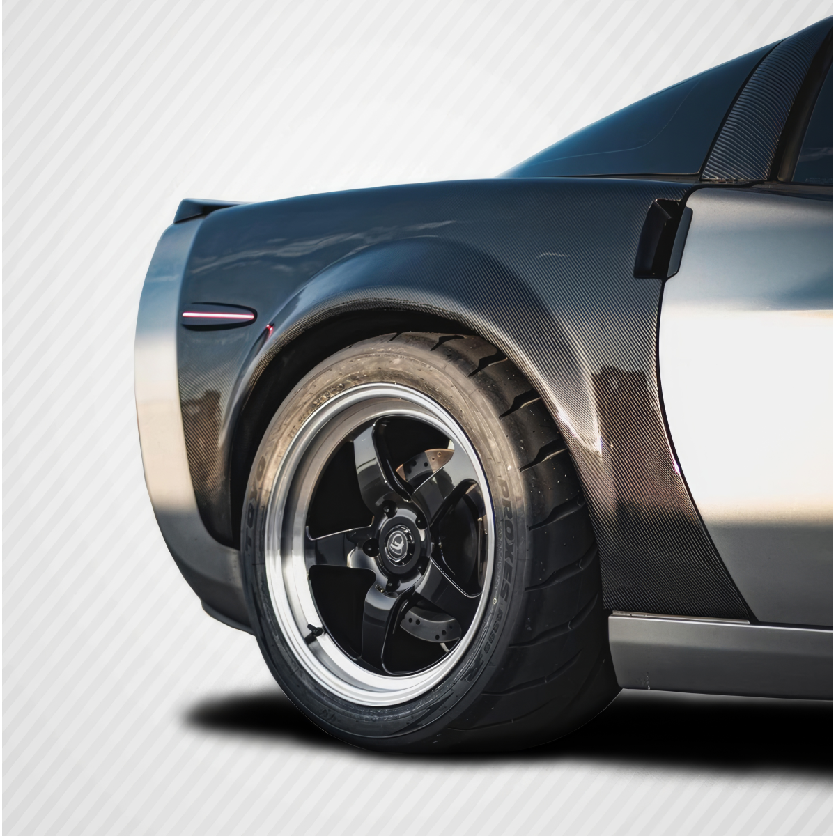 Modify your Chevrolet Corvette 2005 with our Exterior/Fenders - The image shows a rear quarter perspective