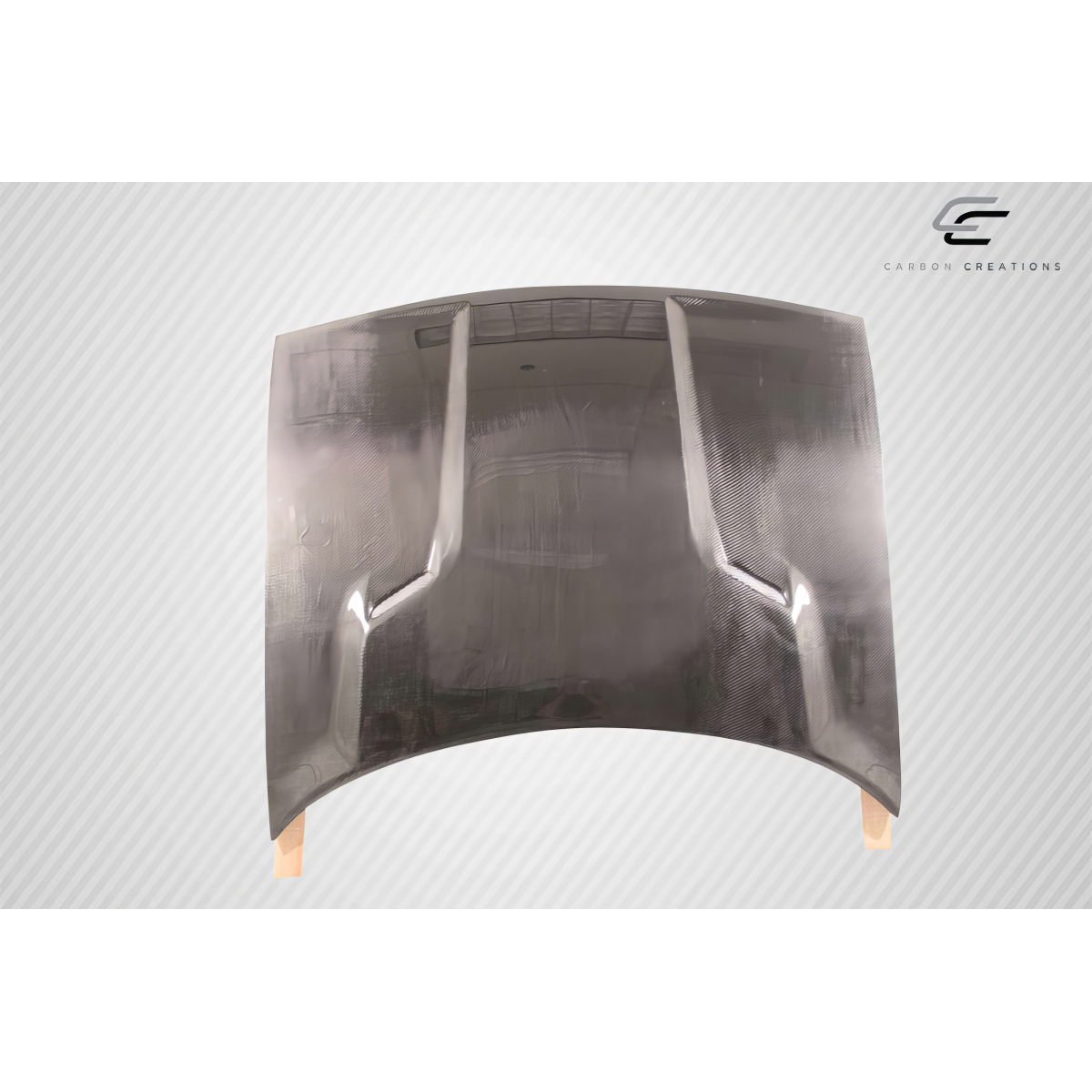 Modify your Dodge Challenger 2008 with our Exterior/Hoods - Part displayed at a top-down angle