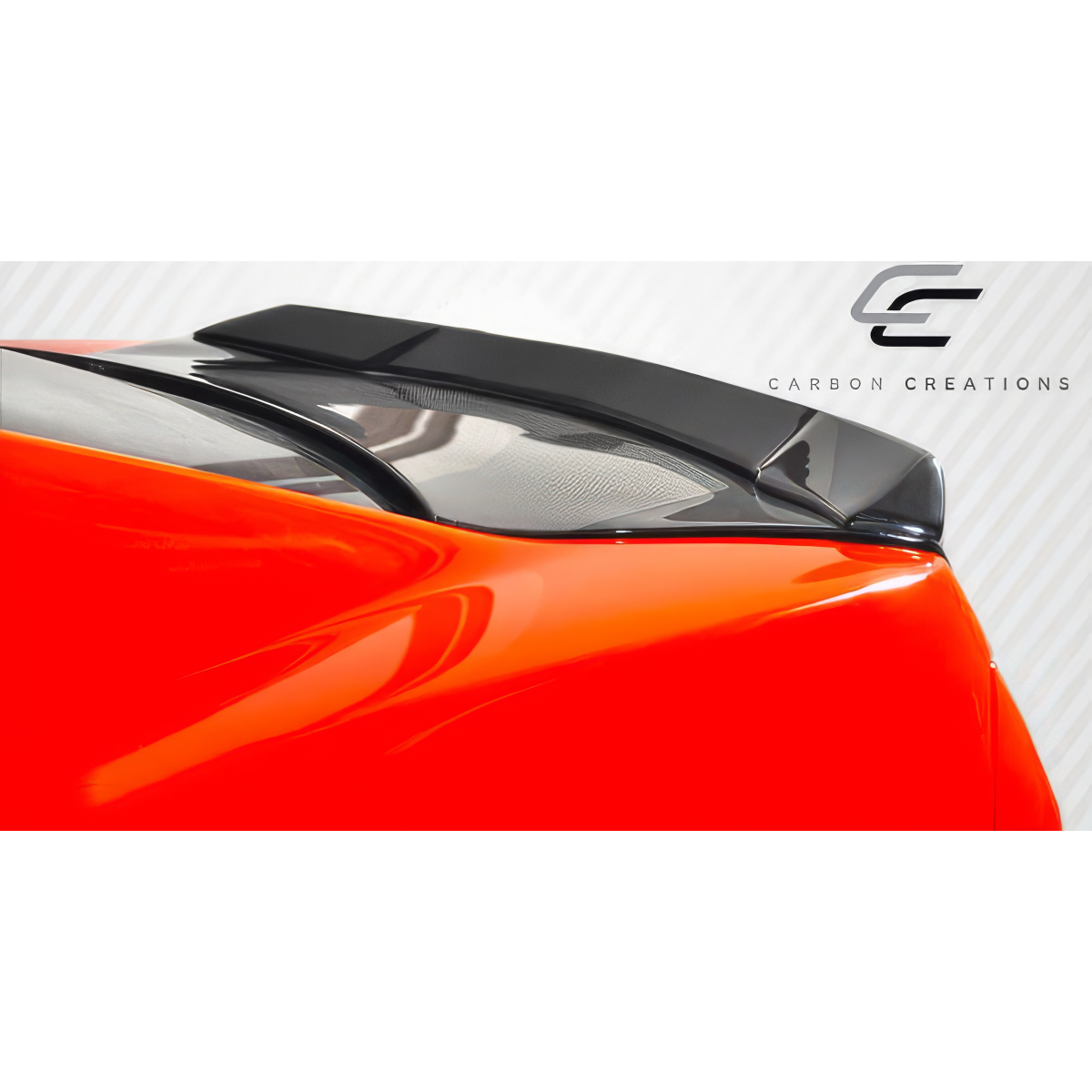 Modify your Chevrolet Camaro 2010 with our Exterior/Wings - Angle showing top rear of trunk with wing