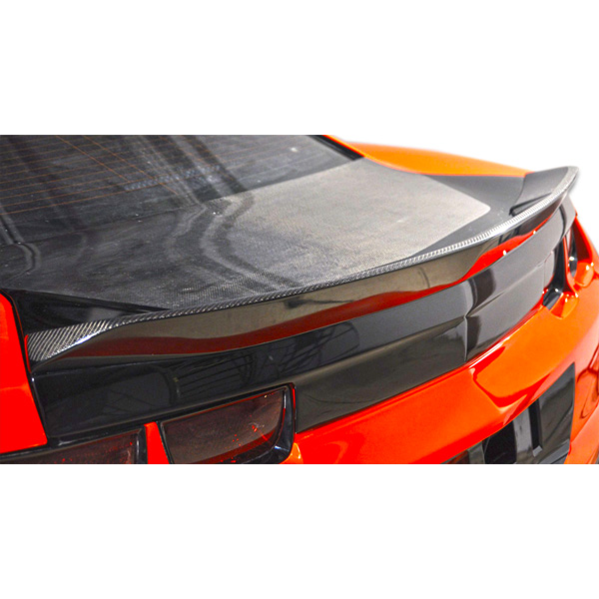 Modify your Chevrolet Camaro 2010 with our Exterior/Trunks - Top down angle of rear trunk spoiler