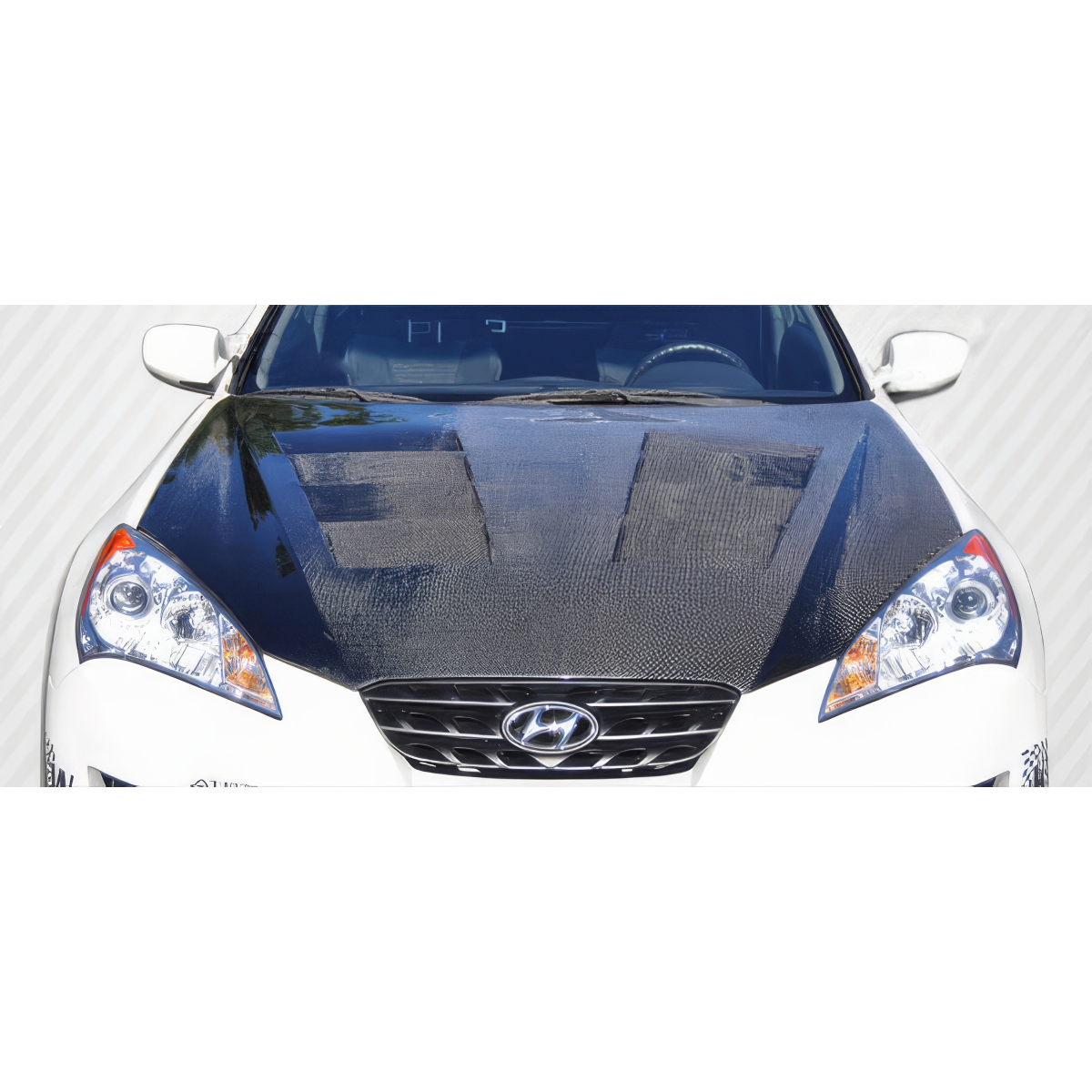 Modify your Genesis G70 2010 with our Exterior/Hoods - Viewed from the front at a straight angle