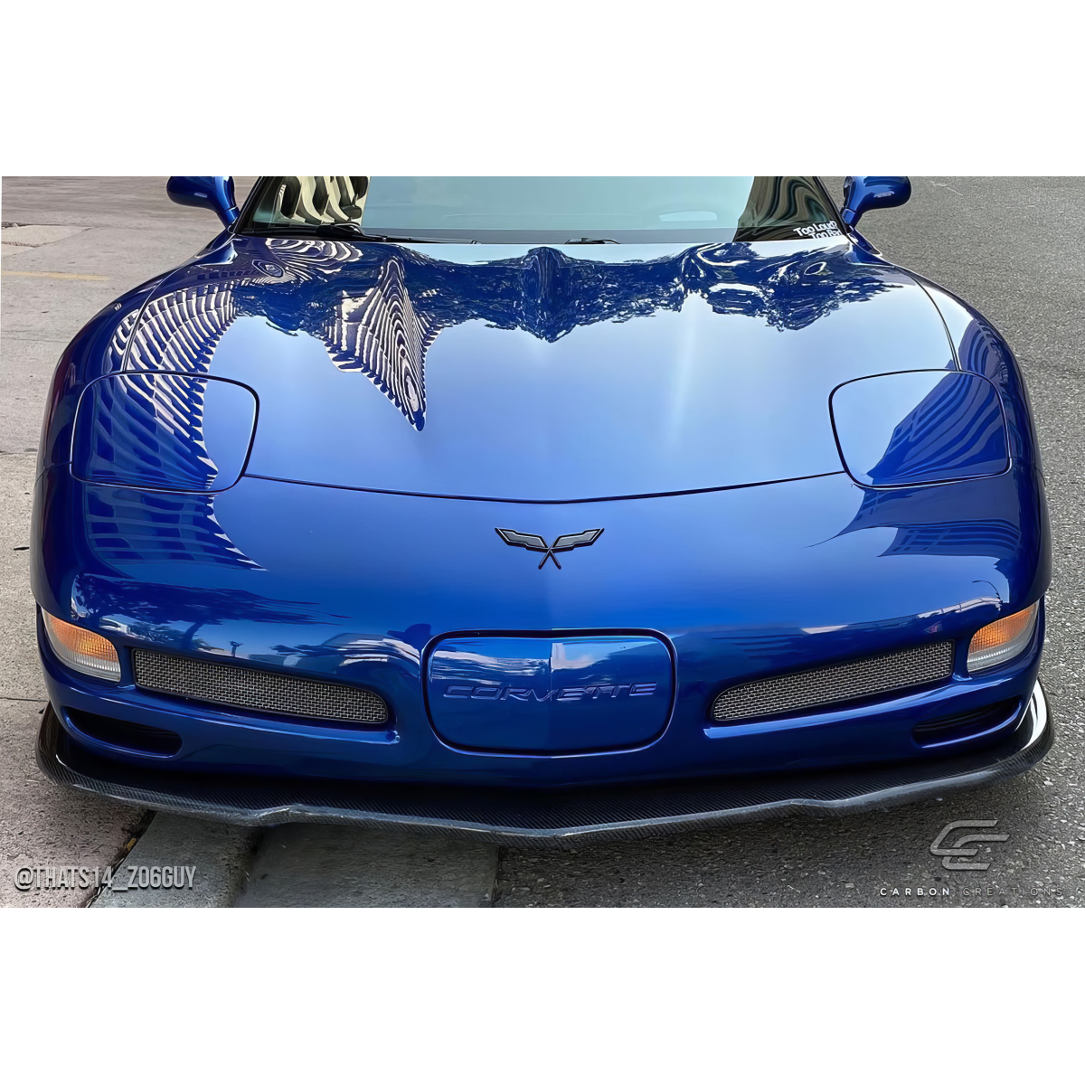 Modify your Chevrolet Corvette 1997 with our Exterior/Other Exterior - Front view of the vehicle at a high angle