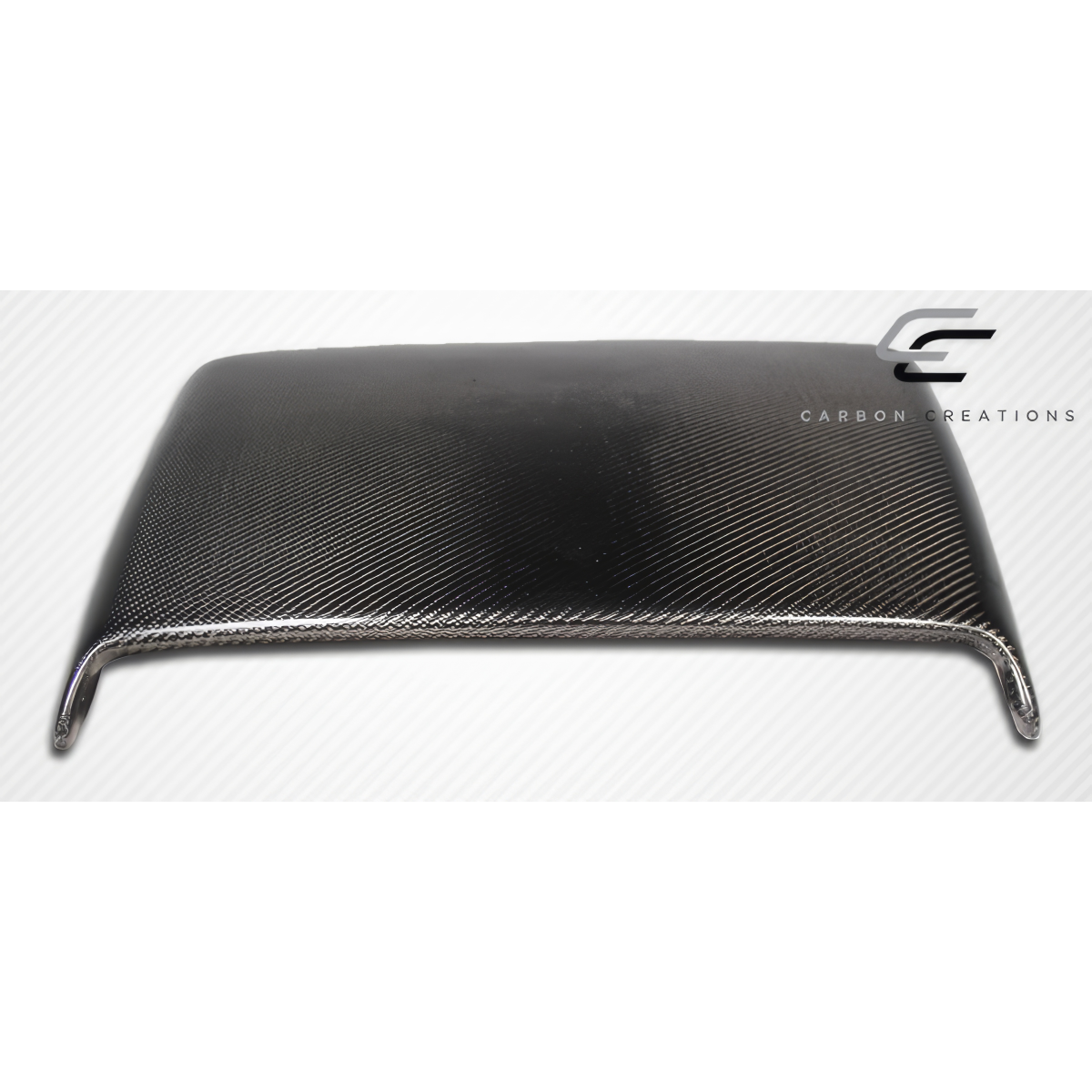 Modify your Universal with our Exterior/Scoops - Front view of the carbon fiber ram air scoop