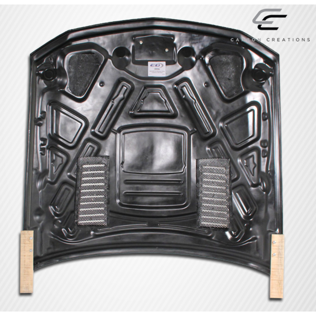 Modify your Ford Mustang 2005 with our Exterior/Hoods - Viewed from above at a slight angle