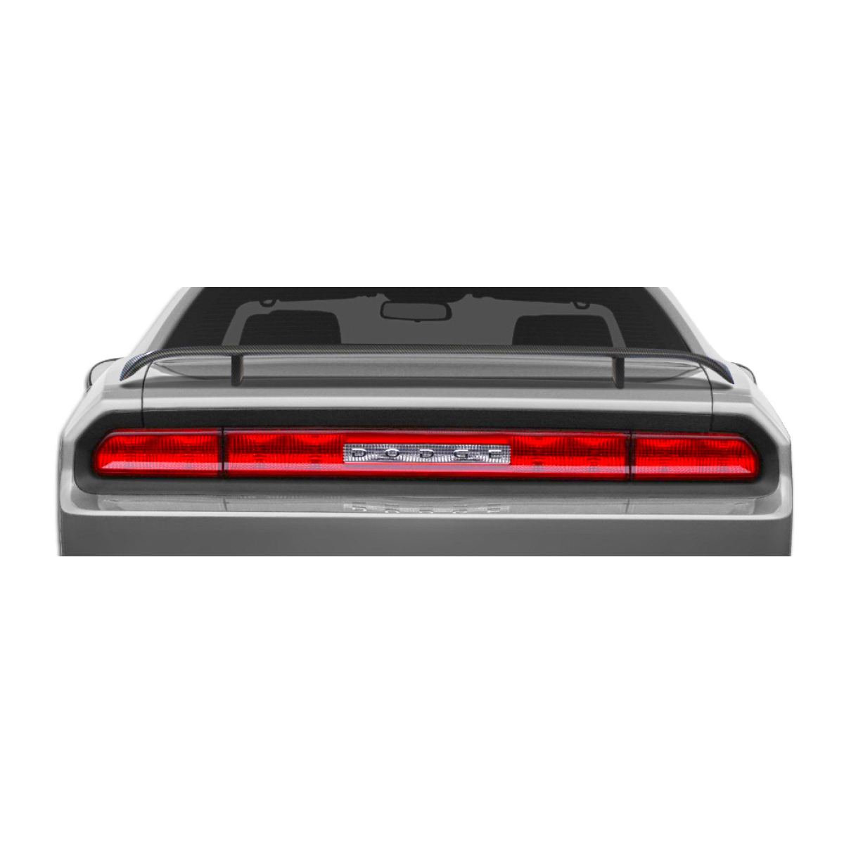 Modify your Dodge Challenger 2008 with our Exterior/Wings - Rear view at eye level angle
