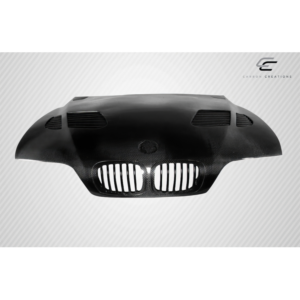 Modify your BMW 5-Series 1997 with our Exterior/Hoods - Front view angled slightly down