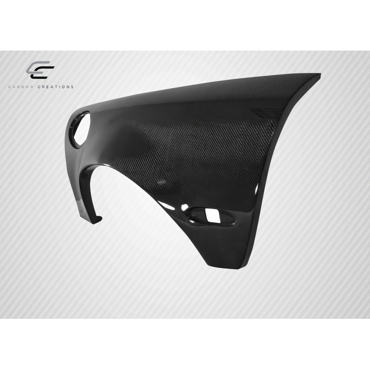 Modify your Chevrolet Corvette 1997 with our Exterior/Fenders - Angled view of carbon fiber rear fender part