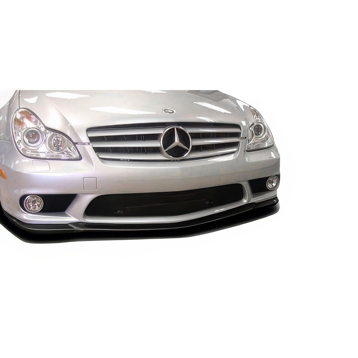 Modify your Mercedes-Benz CLS-Class 2006 with our Exterior/Other Exterior - Front view of front under spoiler at low angle