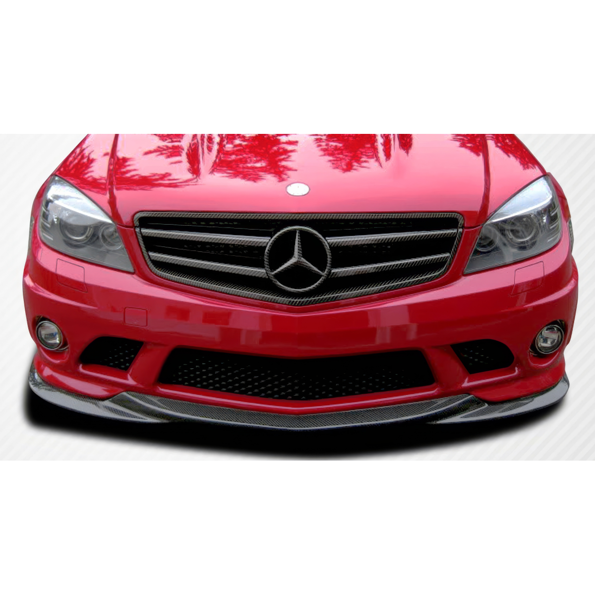 Modify your Mercedes-Benz C300 2008 with our Exterior/Other Exterior - Front view showing the lower lip splitter