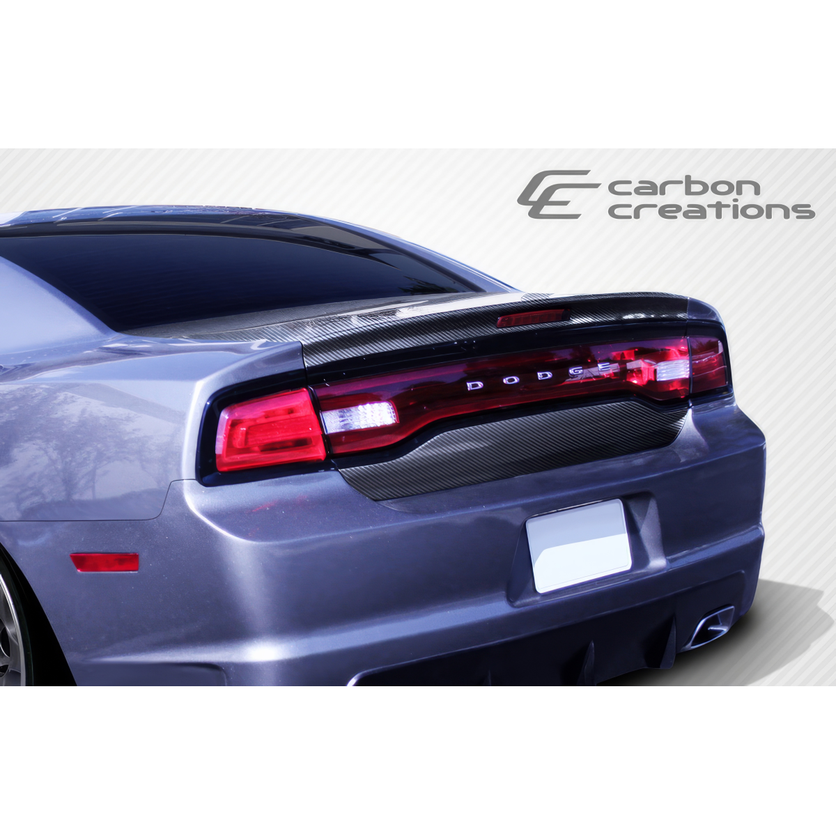 Modify your Dodge Charger 2011 with our Exterior/Trunks - Rear angle view of Dodge Charger with trunk part