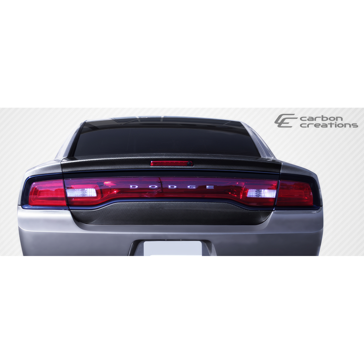 Modify your Dodge Charger 2011 with our Exterior/Trunks - Rear view angle of the Dodge Charger trunk