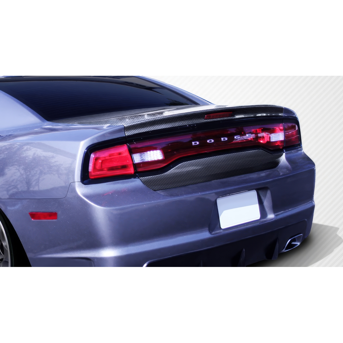 Modify your Dodge Charger 2011 with our Exterior/Trunks - Rear view at a slight angle from the left