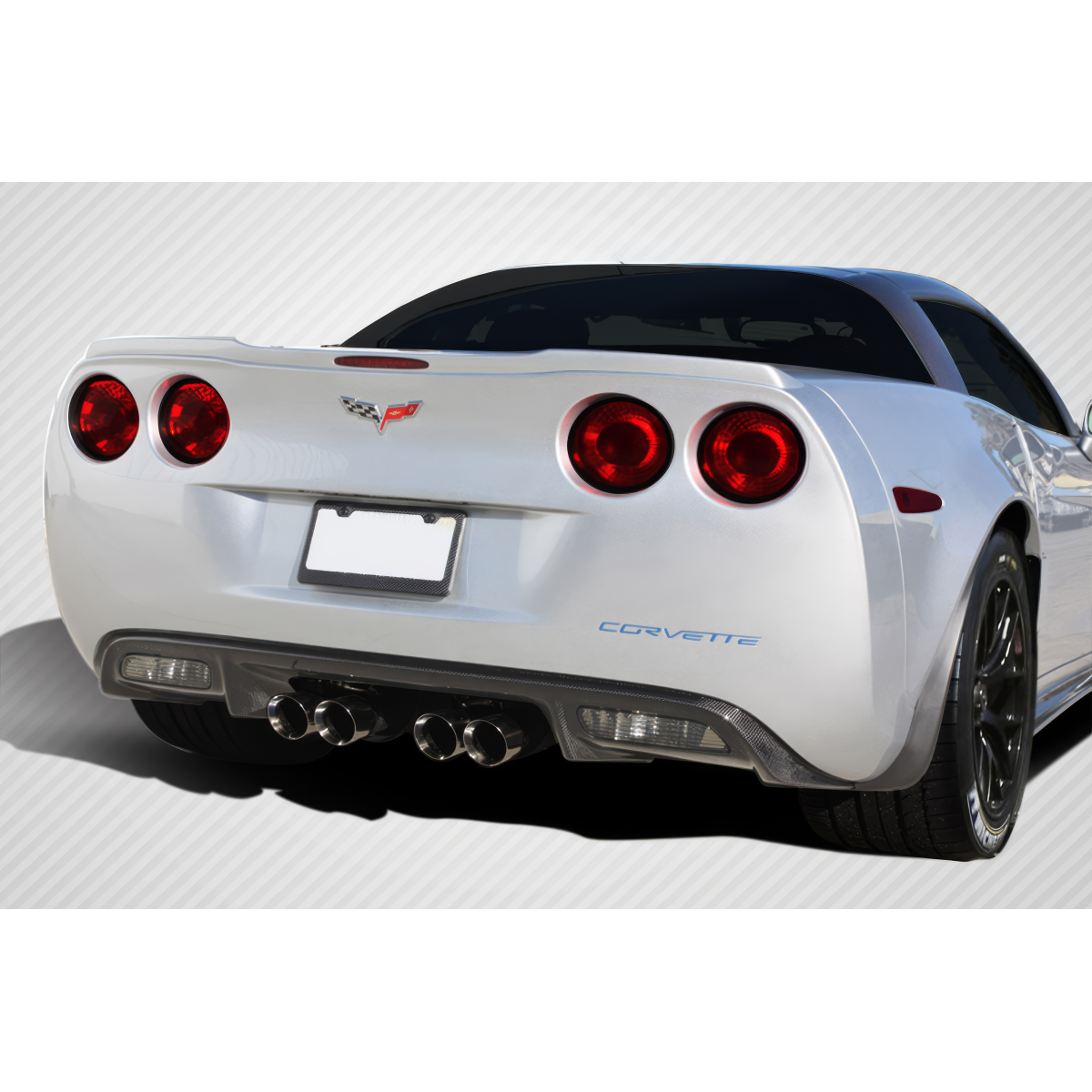 Modify your Chevrolet Corvette 2005 with our Exterior/Diffusers - Rear three quarter angle of the vehicle